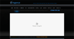 Desktop Screenshot of ingence.co.uk
